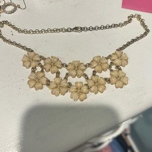 floral statement necklace